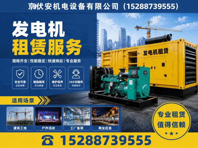亳州静音发电车租赁展示图